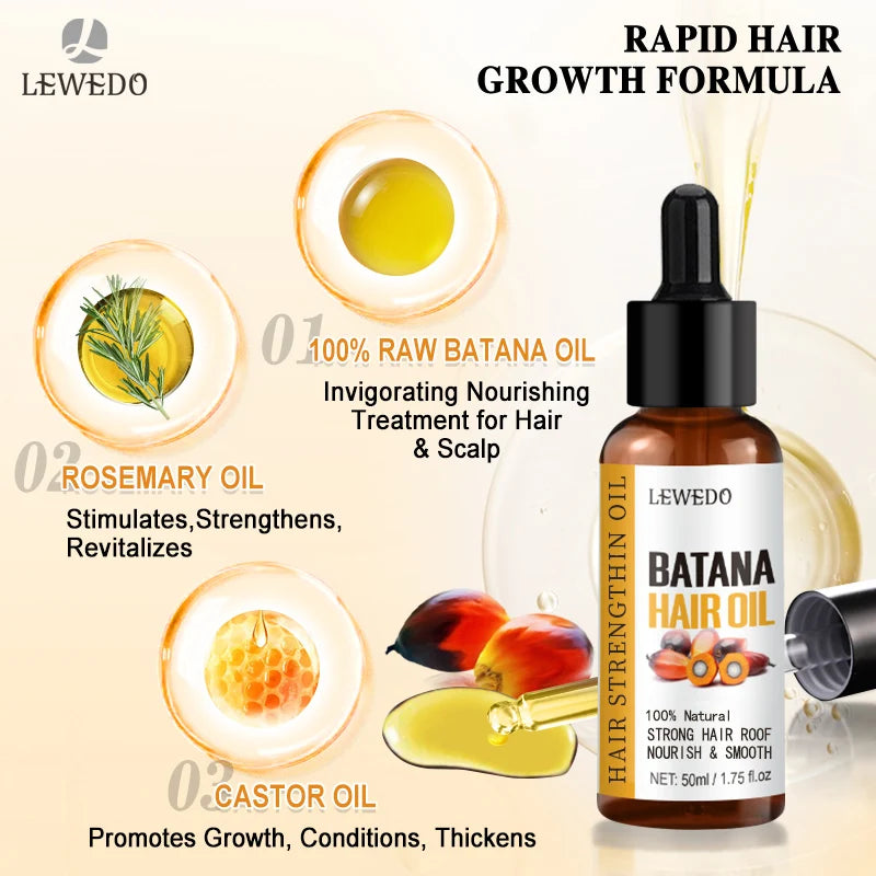 Naturals Batana Oil Fast Hair Growth for Men Women Pure Batana Oil Nourish Shiny Hair Healthy Hair Care anti Hair Loss