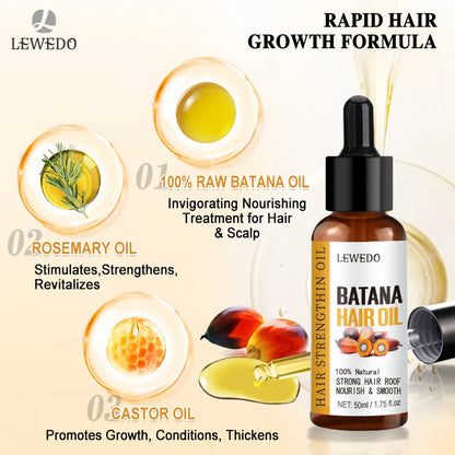 Naturals Batana Oil Fast Hair Growth for Men Women Pure Batana Oil Nourish Shiny Hair Healthy Hair Care anti Hair Loss