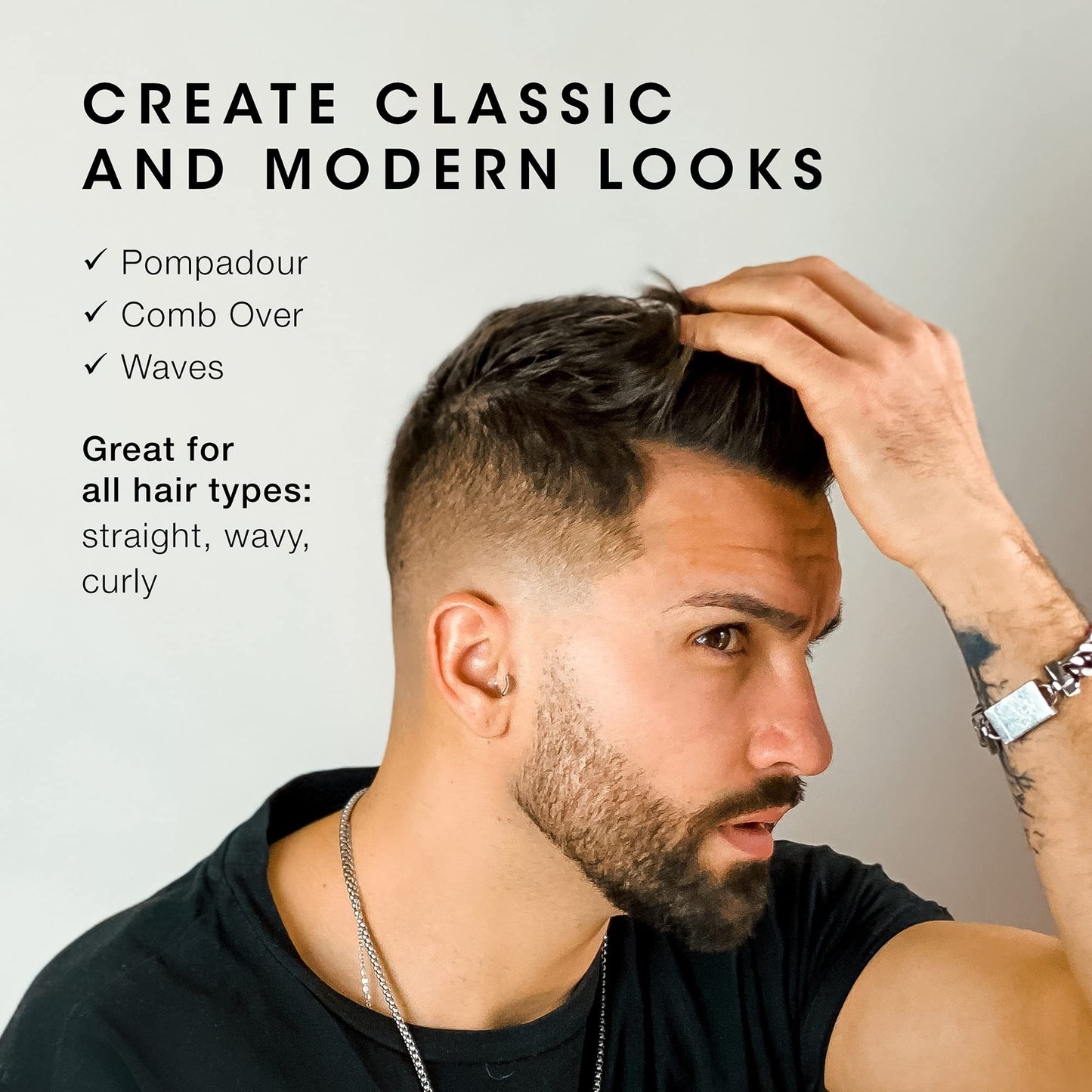 Pacinos Pomade Firm Hold Hair Styling Agent for All Hair Types 4 Fl Oz