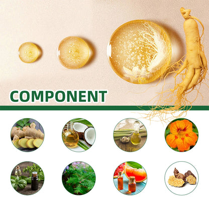 100Ml 120Ml Ginger and Ginseng Extract Hair Growth Spray for Men Women Nourish Scalp Strengthen Roots Repair Dry Frizzy Hair Oil