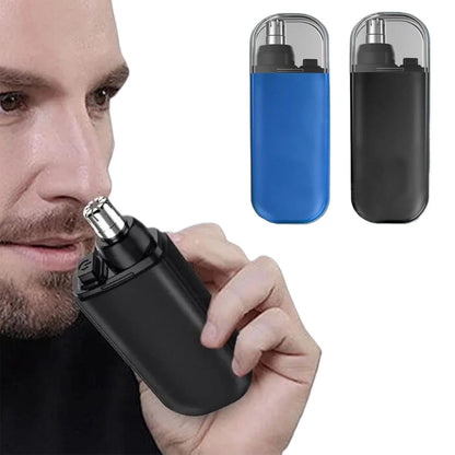 Clearance Nose Hair Trimmer Ear Trimmer for Men Powerful Electric Mag Vacuum Ear Nose Trimmer Facial Eyebrow Trimmer with Vacuum Cleaning System Wet/Dry Portable Nose Hair Trimmer